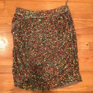 Anthropologie sequined skirt (tag removed)